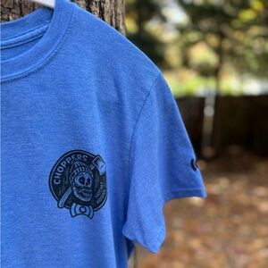 Blue Hatchet House Graphic T-Shirt